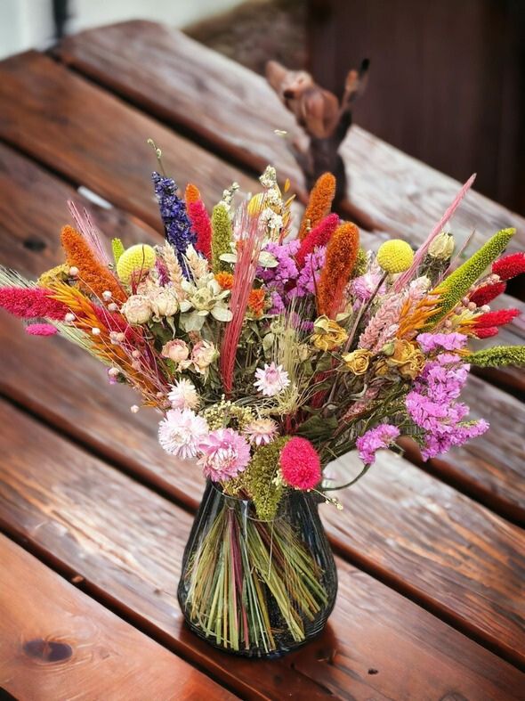 Droogbloemen Boeket Waalre - handgemaakte droogbloemen - duurzame droogbloemen