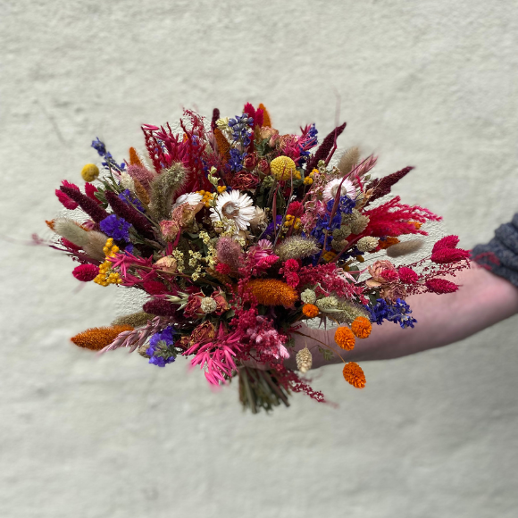Droogbloemen Boeket Delft - handgemaakte droogbloemen - duurzame droogbloemen