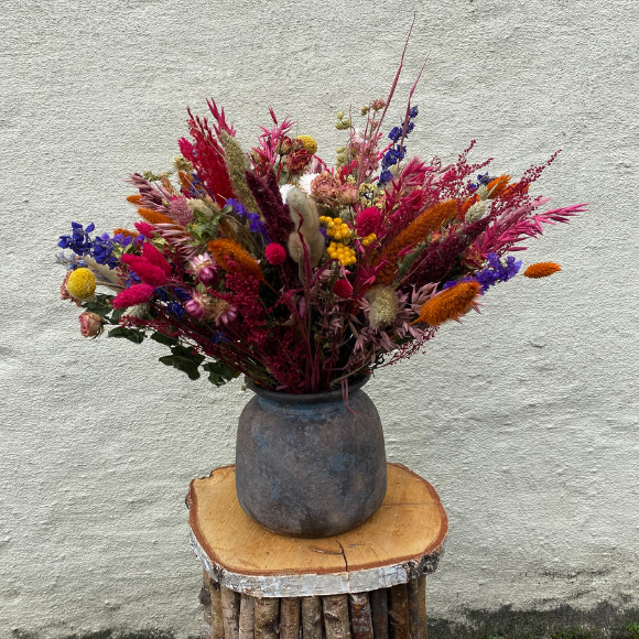 Droogbloemen Boeket Delft - handgemaakte droogbloemen - duurzame droogbloemen