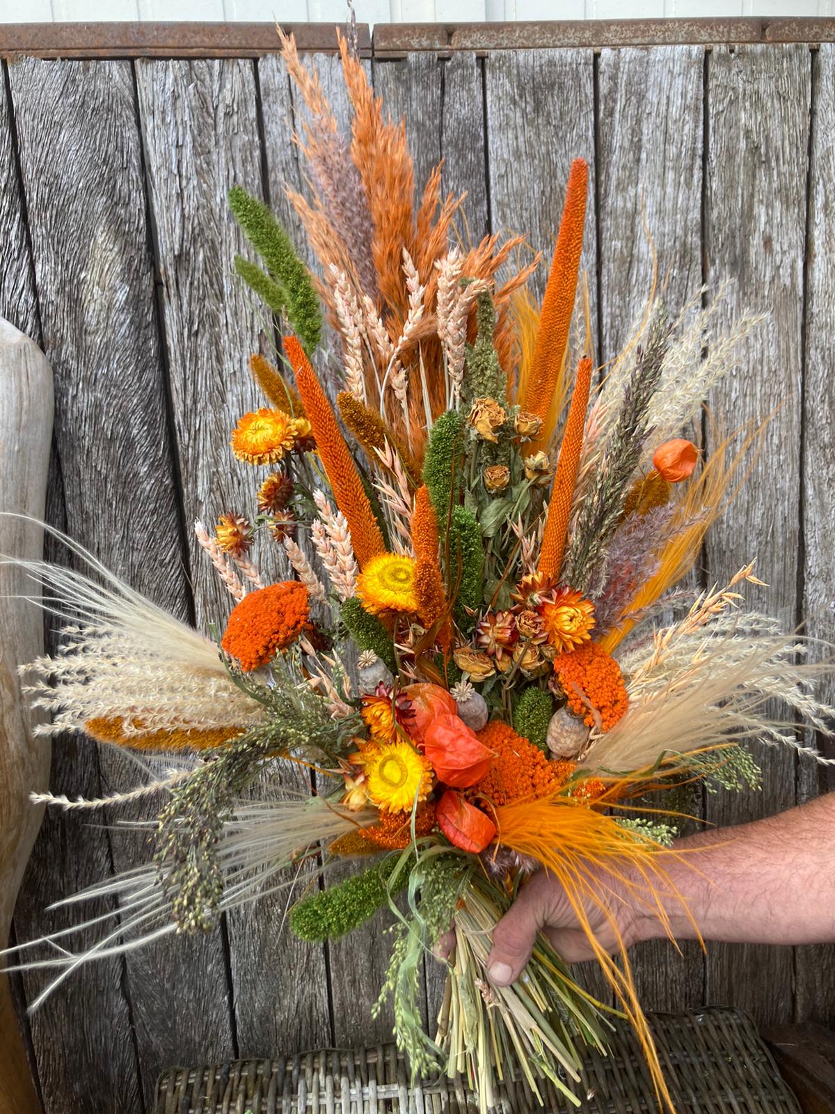 Herfst Droogbloemen Boeket Purmerend - handgemaakte droogbloemen - duurzame droogbloemen