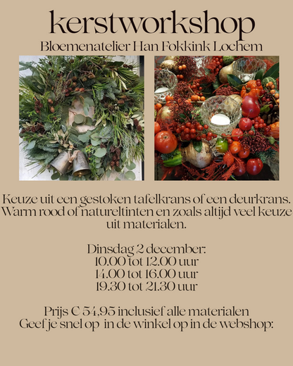 Kerstworkshop
