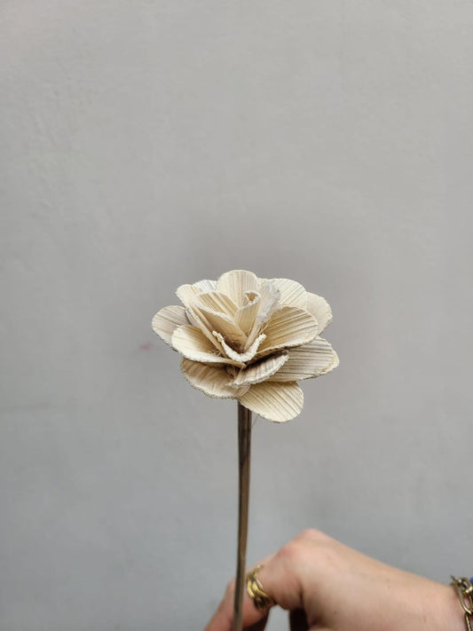 Handegemaakte Bloem - Wooden Rose